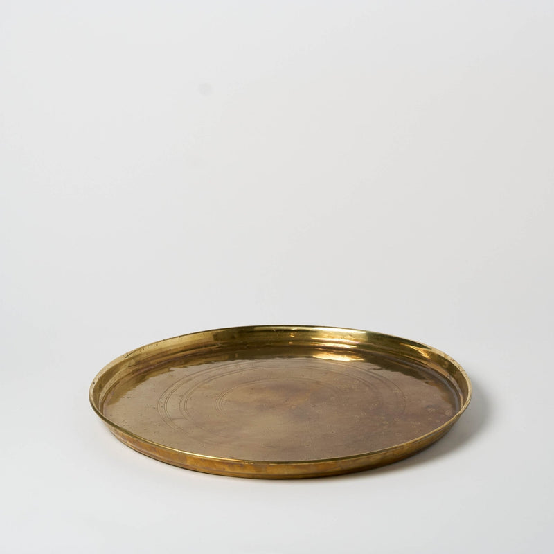 Antique Bronze Serving Tray | IX - Serveware by Said at Alcantara - Frederic | Obakki
