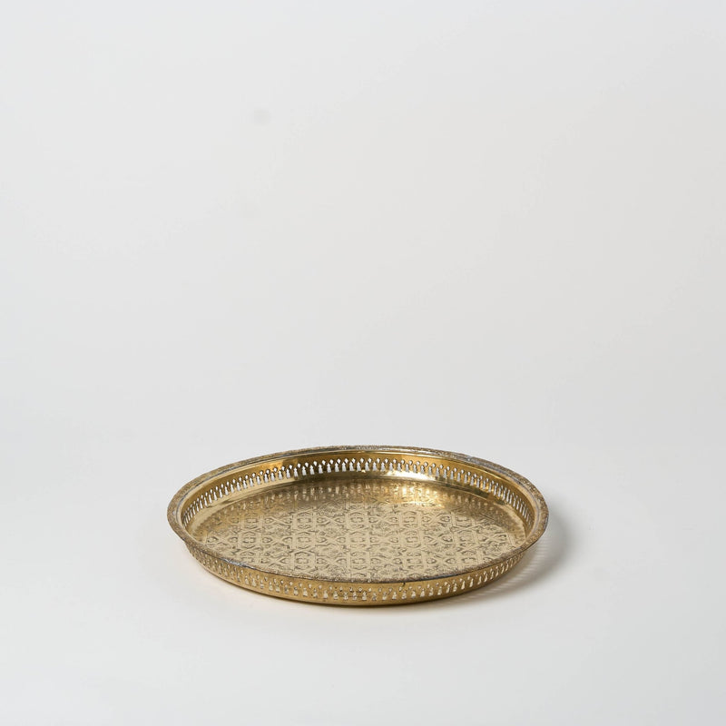 Antique Bronze Serving Tray | VII - Serveware by Said at Alcantara - Frederic | Obakki