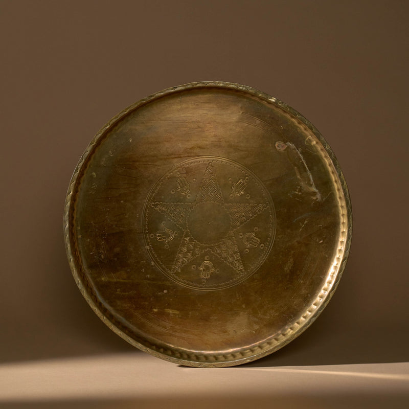 Antique Bronze Serving Tray | X - Serveware by Said at Alcantara - Frederic | Obakki