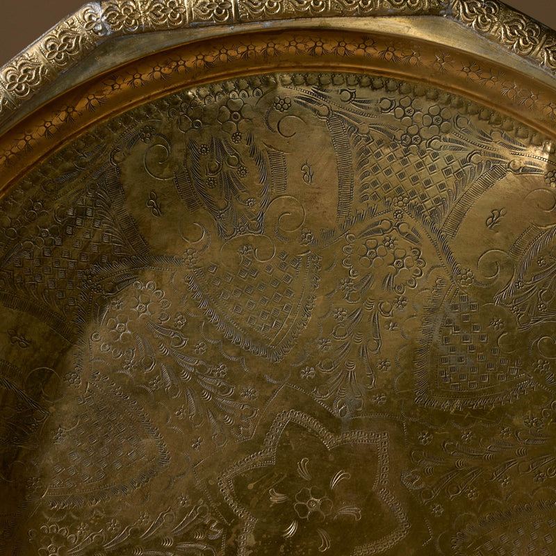 Antique Bronze Serving Tray | XII - Serveware by Said at Alcantara - Frederic | Obakki
