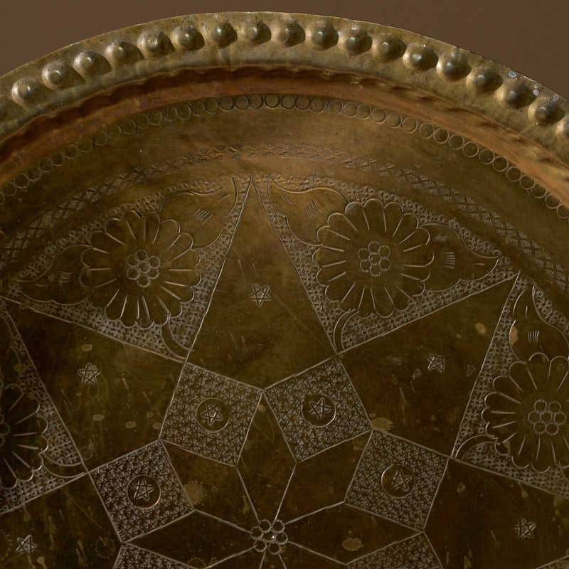 Antique Bronze Serving Tray | XIV - Serveware by Said at Alcantara - Frederic | Obakki