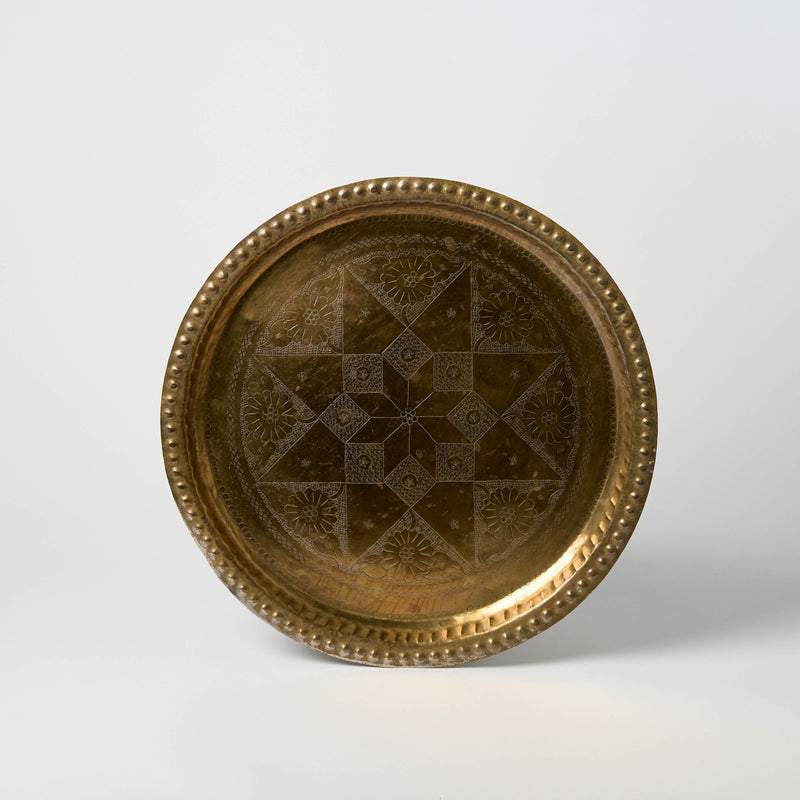 Antique Bronze Serving Tray | XIV - Serveware by Said at Alcantara - Frederic | Obakki