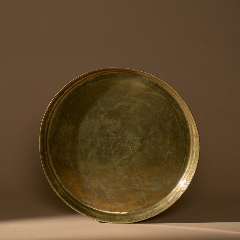 Antique Bronze Serving Tray | XV - Serveware by Said at Alcantara - Frederic | Obakki