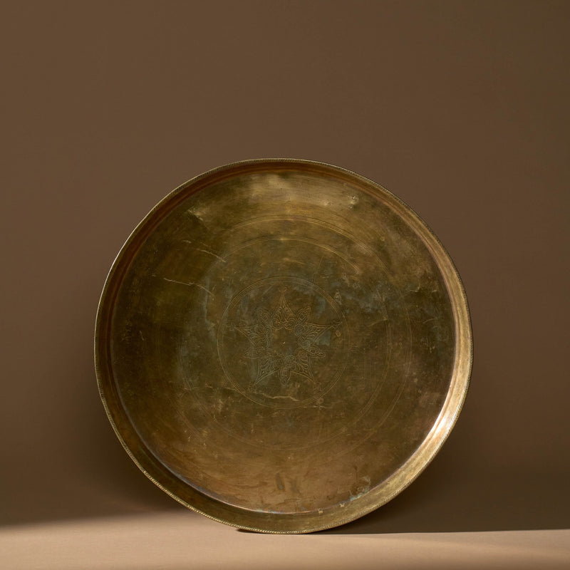 Antique Bronze Serving Tray | XVI - Serveware by Said at Alcantara - Frederic | Obakki