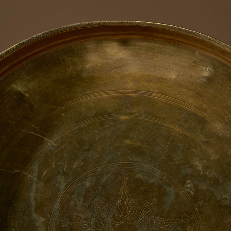 Antique Bronze Serving Tray | XVI - Serveware by Said at Alcantara - Frederic | Obakki
