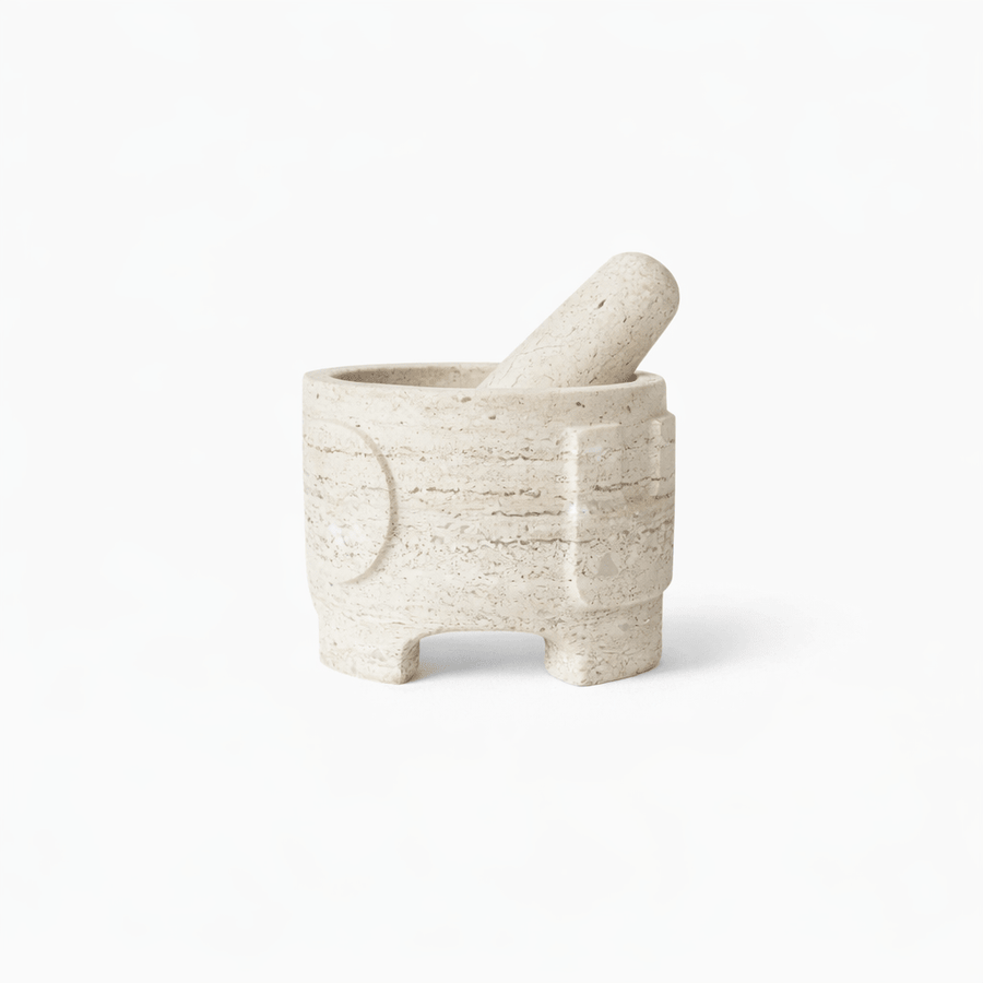 Ara Mortar and Pestle | Travertine_Ayres_201-71-1661-156Travertine NatOS | Obakki