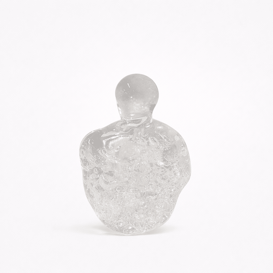 Artisan Shaped Glass Gua Sha | V_Justine Menard_201-71-1962.5-192ClearOS | Obakki