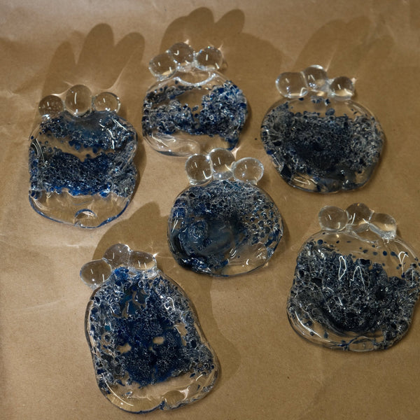 Artisan Shaped Glass Gua Tool | II - Beauty Tool by Justine Menard | Obakki