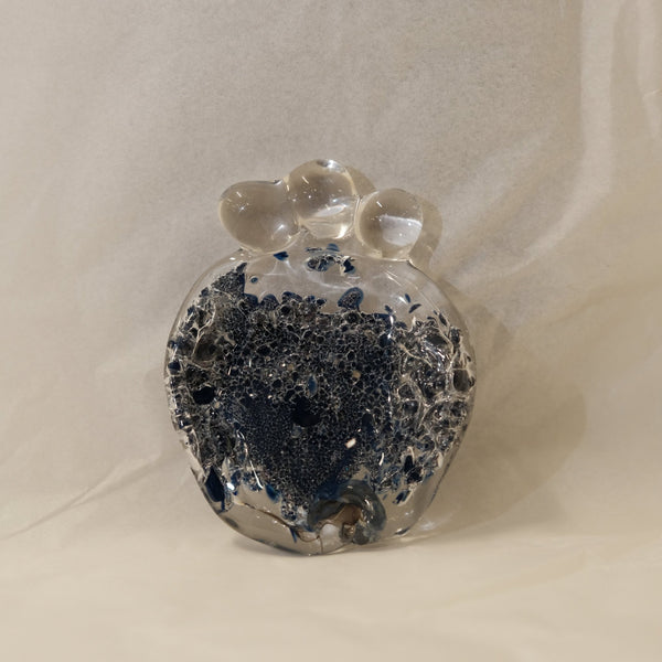 Artisan Shaped Glass Gua Tool | II - Beauty Tool by Justine Menard | Obakki