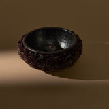 Beeswax Candle Bowl | Black_Casa Viviana_201-41-1071-166-BLK | Obakki
