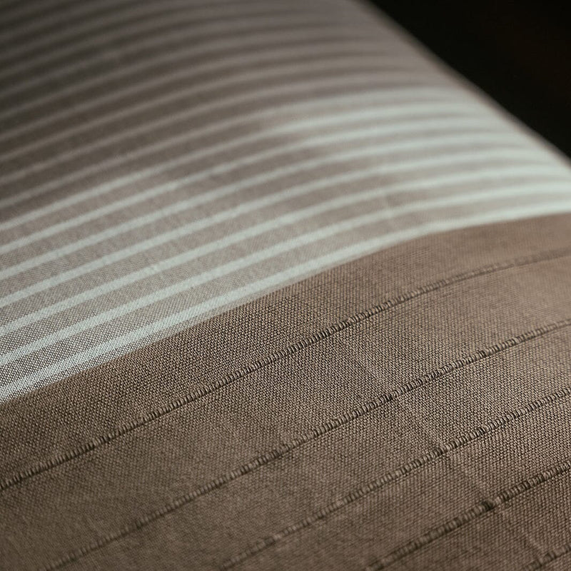Brushed Cotton Bedspread | Camel Blankets & Throws Candor - Fernanda Mereles Obakki