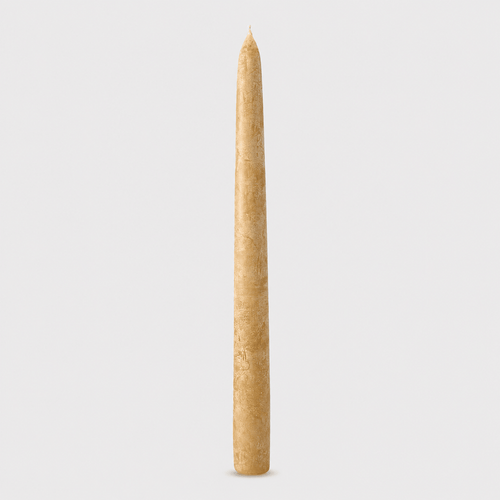 Candles Large Taper Candle | Unscented Yellow from Obakki