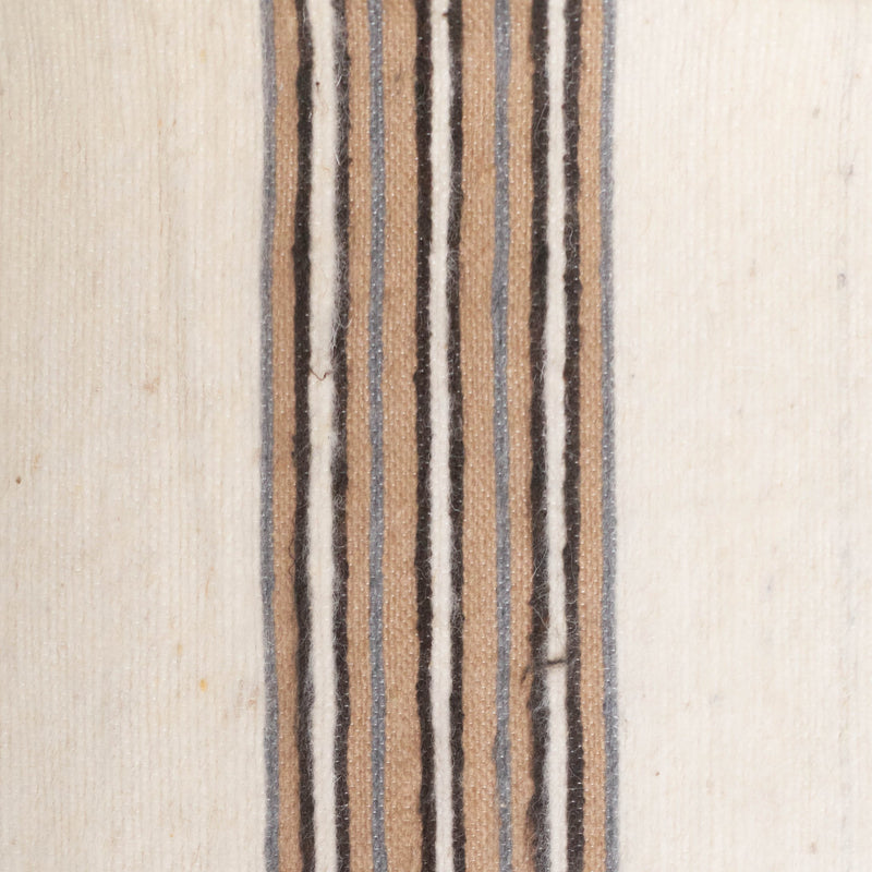 Camel Hair Blanket | Ash & Zanaqa Stripe - Home Textiles by Hassan | Obakki