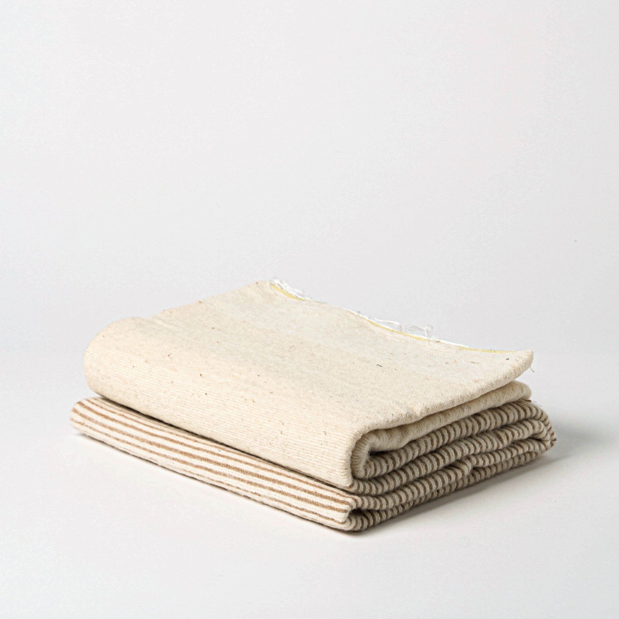 Camel Hair Blanket | Tan Saqifa Stripe_Hassan_201-64-1836-801TanSaqiStrpOS | Obakki