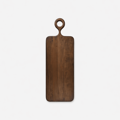 Charcuterie Serving Board | Rectangular_Steelwood_201-54-0851-157DrkOakOS | Obakki