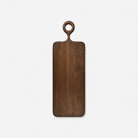 Charcuterie Serving Board | Rectangular_Steelwood_201-54-0851-157DrkOakOS | Obakki
