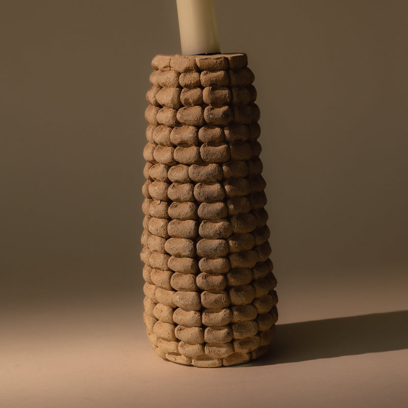 Cob Candle Holder | Large Candle Holders The Enriquez Family Obakki
