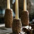 Cob Candle Holder | Small_The Enriquez Family_201-72-1576.1-179CLAYOS | Obakki