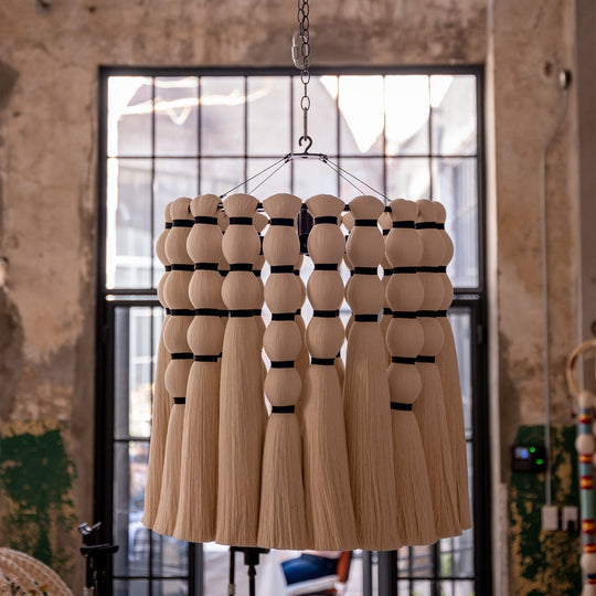 Codice lampshade_Caralarga_201-71-0910-717Natural + Black80 W x 78cm H | Obakki