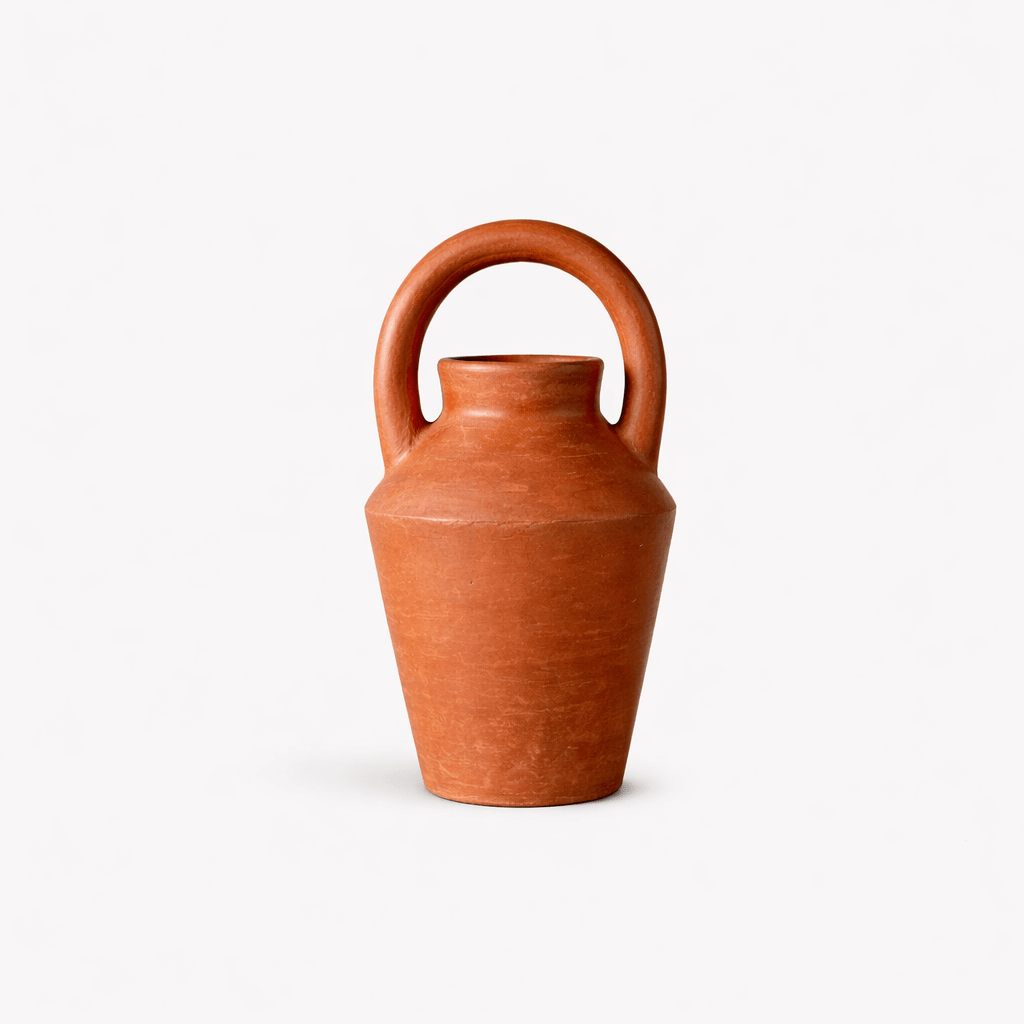 Contradictory Clay Vase 02 | Medium_RRRES_201-74-1813.2-181Red ClayOS | Obakki