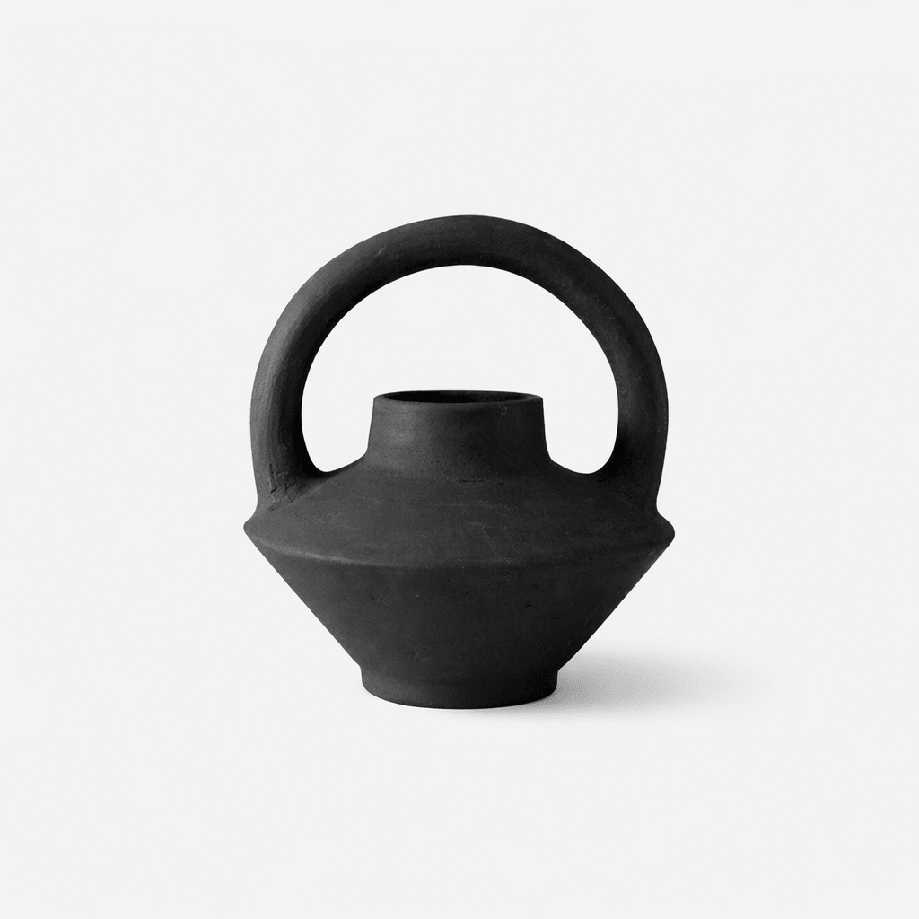 Contradictory Clay Vase 02 | Small_RRRES_201-74-1813.1-181OnyxOS | Obakki