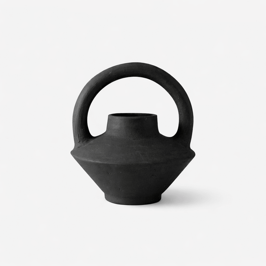 Contradictory Clay Vase 02 | Small_RRRES_201-74-1813.1-181OnyxOS | Obakki