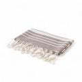 Cotton Throw | Ivory / Brown_Candor - Fernanda Mereles_201-60-1714.1-075Brown / IvoryOS | Obakki