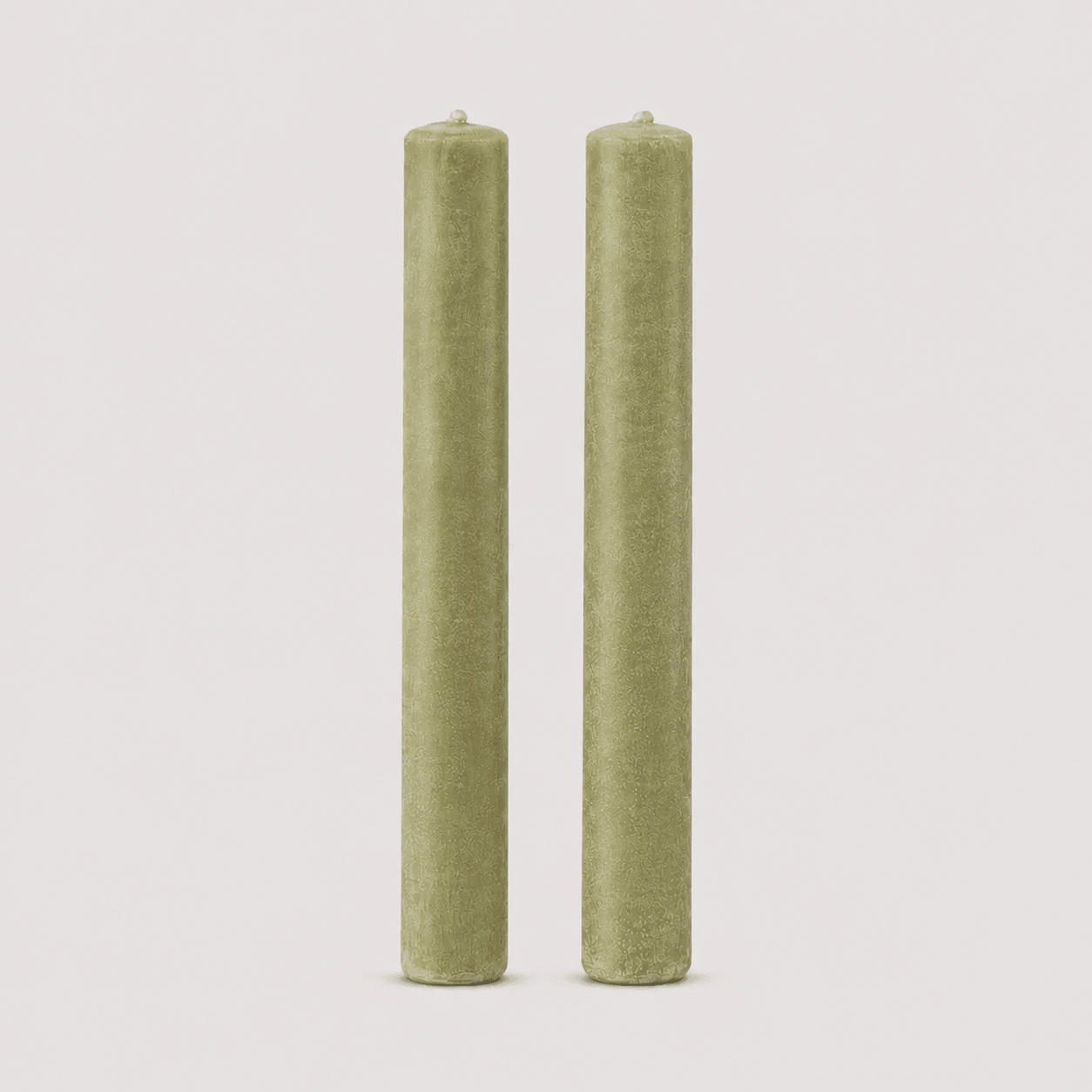 Candles Pillar Candle Set of 2 | Lavender Green from Obakki