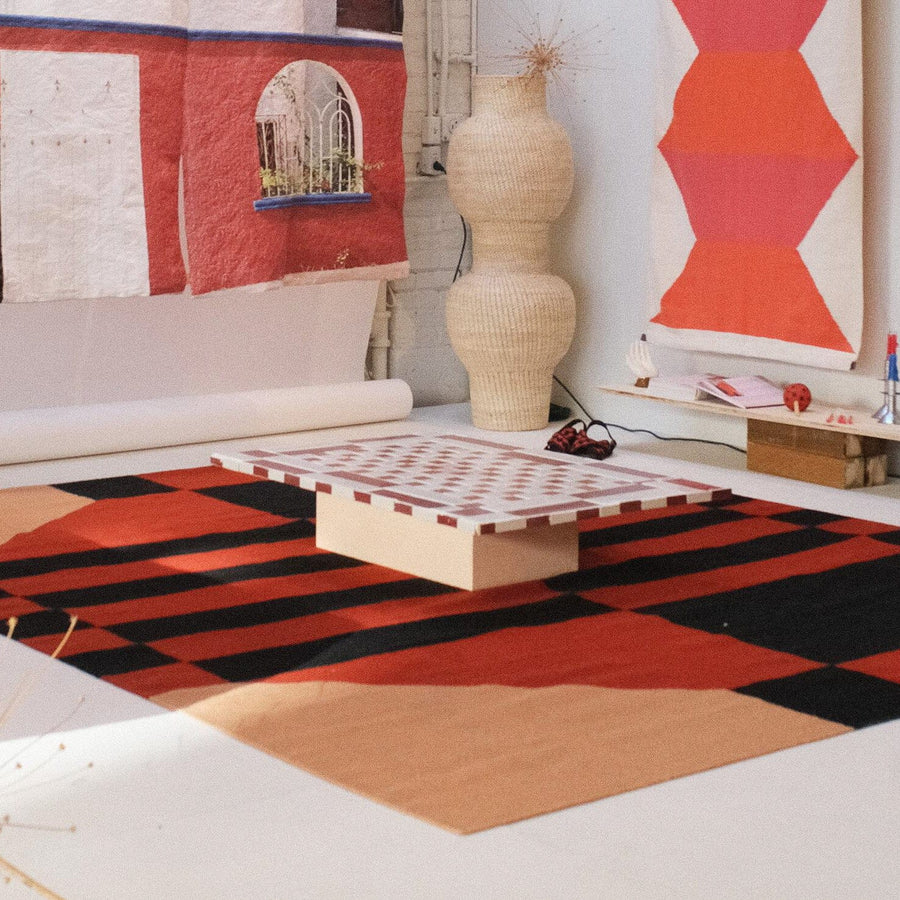 Division 01 | Handwoven Wool Rug_RRRES_201-64-1794.1-181Division 013.28' x 4.92' | Obakki