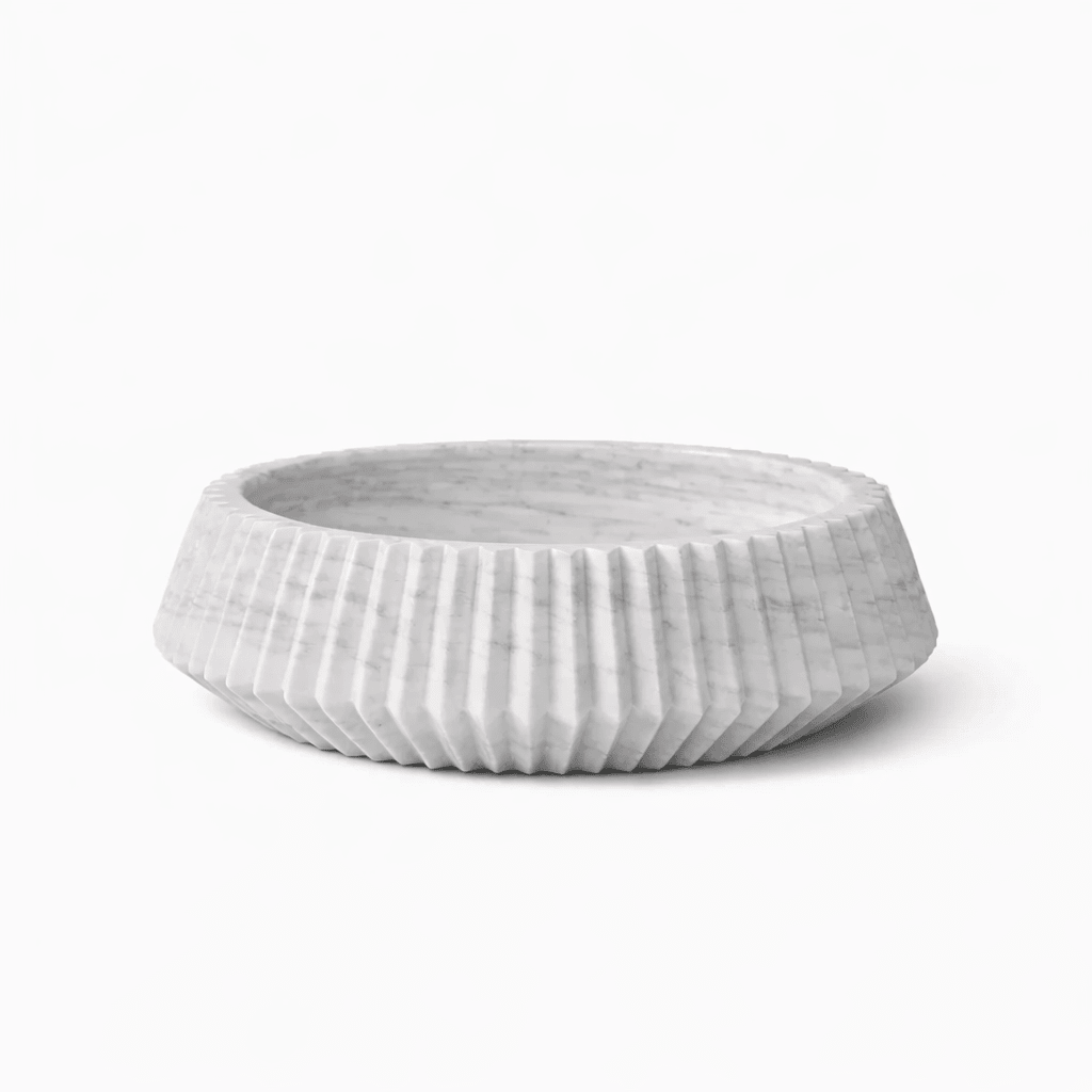 Duna Marble Bowl | White
