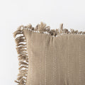 Fringed Bolster Cover | 35"_Candor - Fernanda Mereles_201-60-1742.1-075Camel / IvoryOS | Obakki