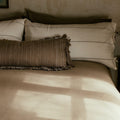 Fringed Bolster Cover | 35"_Candor - Fernanda Mereles_201-60-1742.1-075Camel / IvoryOS | Obakki