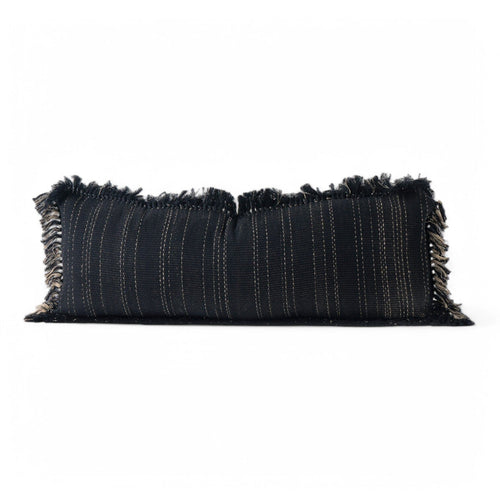 Fringed Bolster Cover | 35" Cushion Covers Candor - Fernanda Mereles Obakki