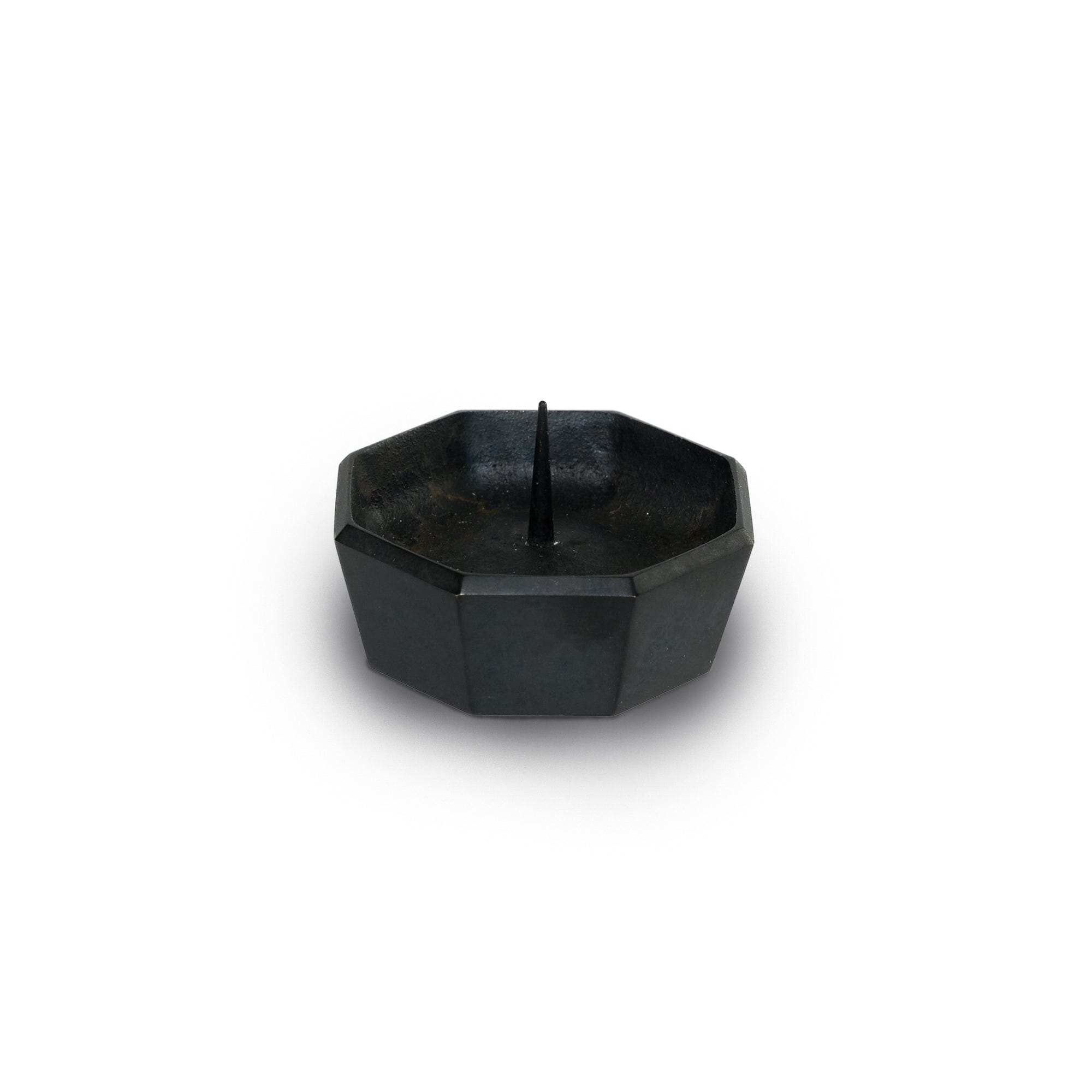 Geometric Brass Candle Holder