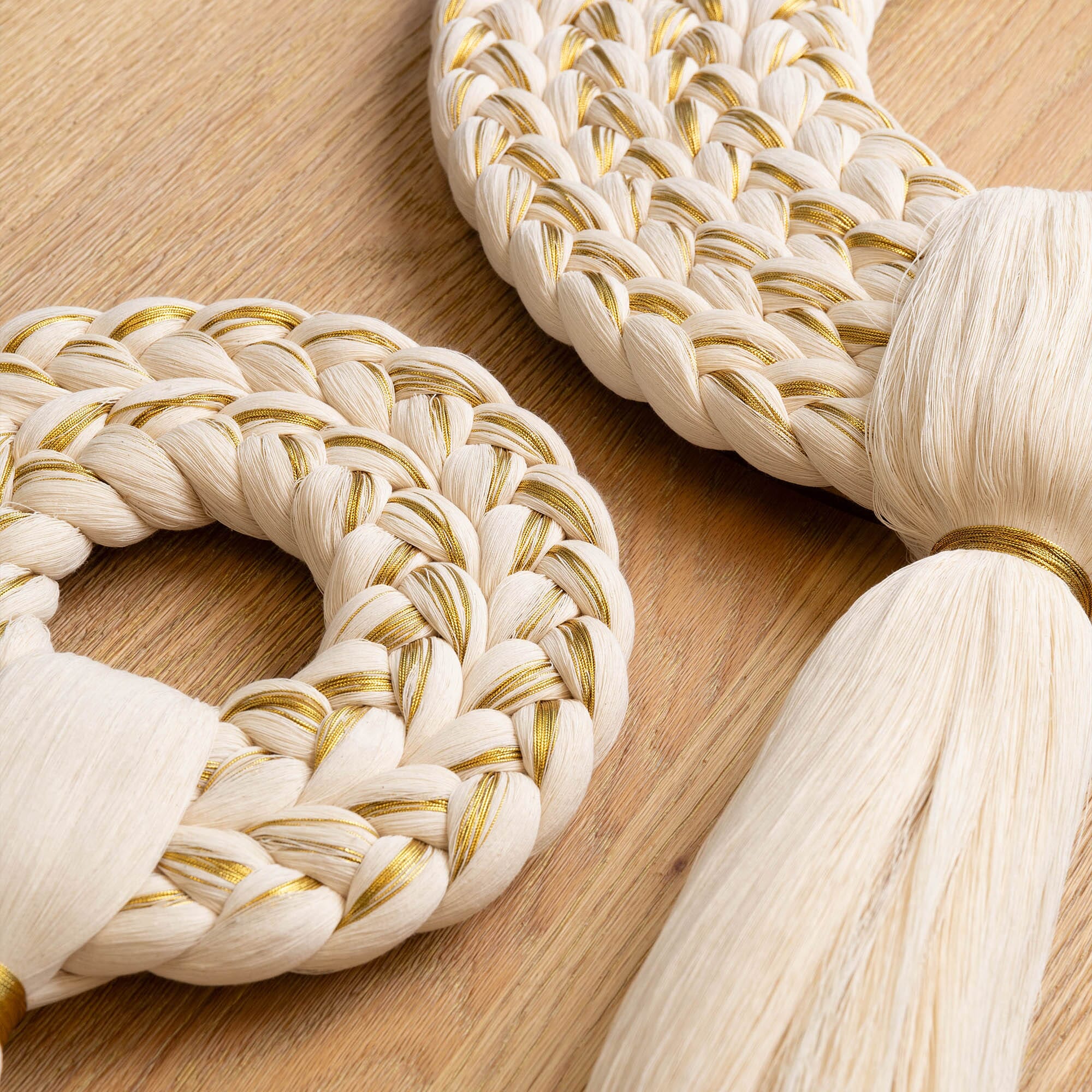 Handwoven Holiday Wreath - Small - Holiday Decor by Caralarga | Obakki