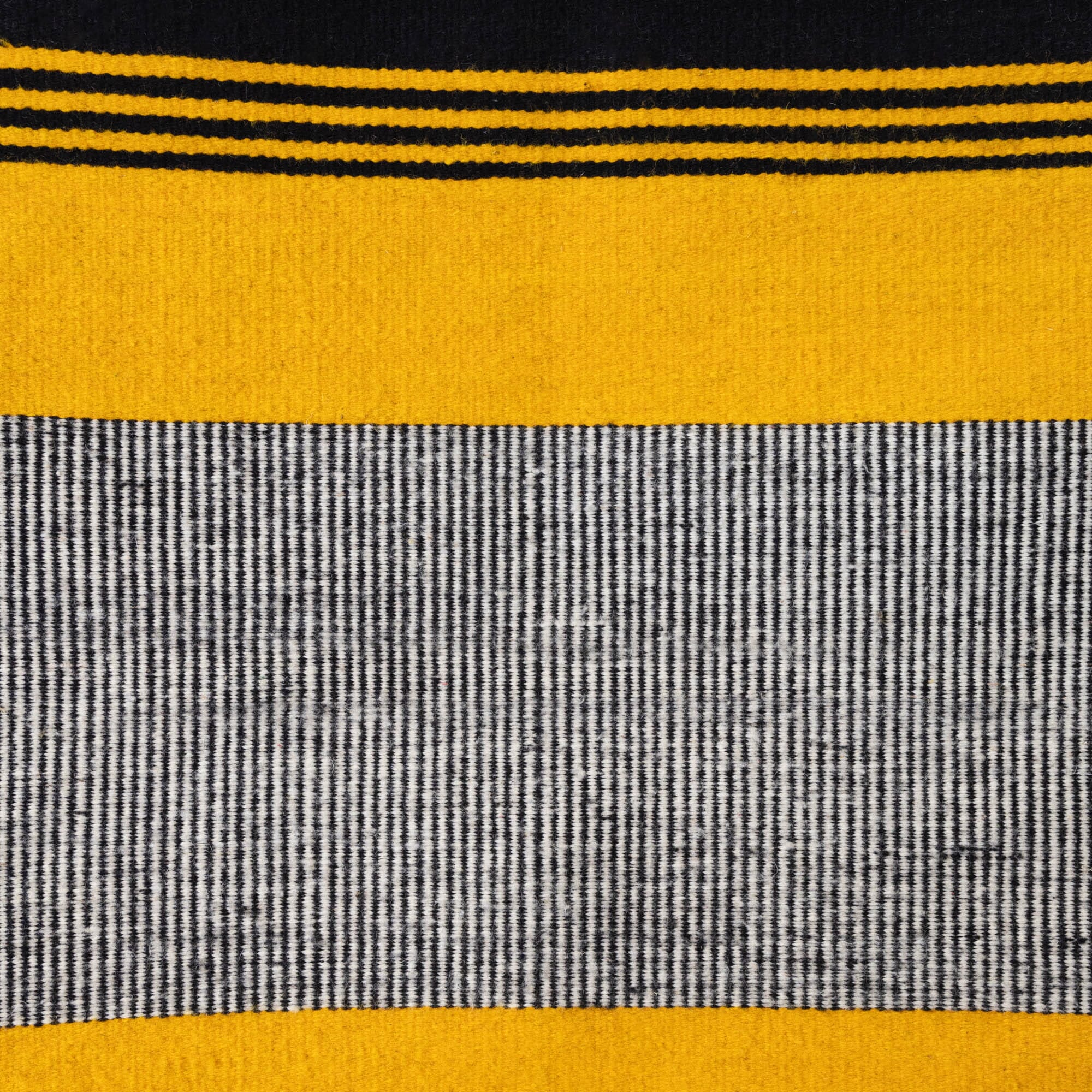 Handwoven Oaxacan Textures Rug | Bright Gold – Obakki