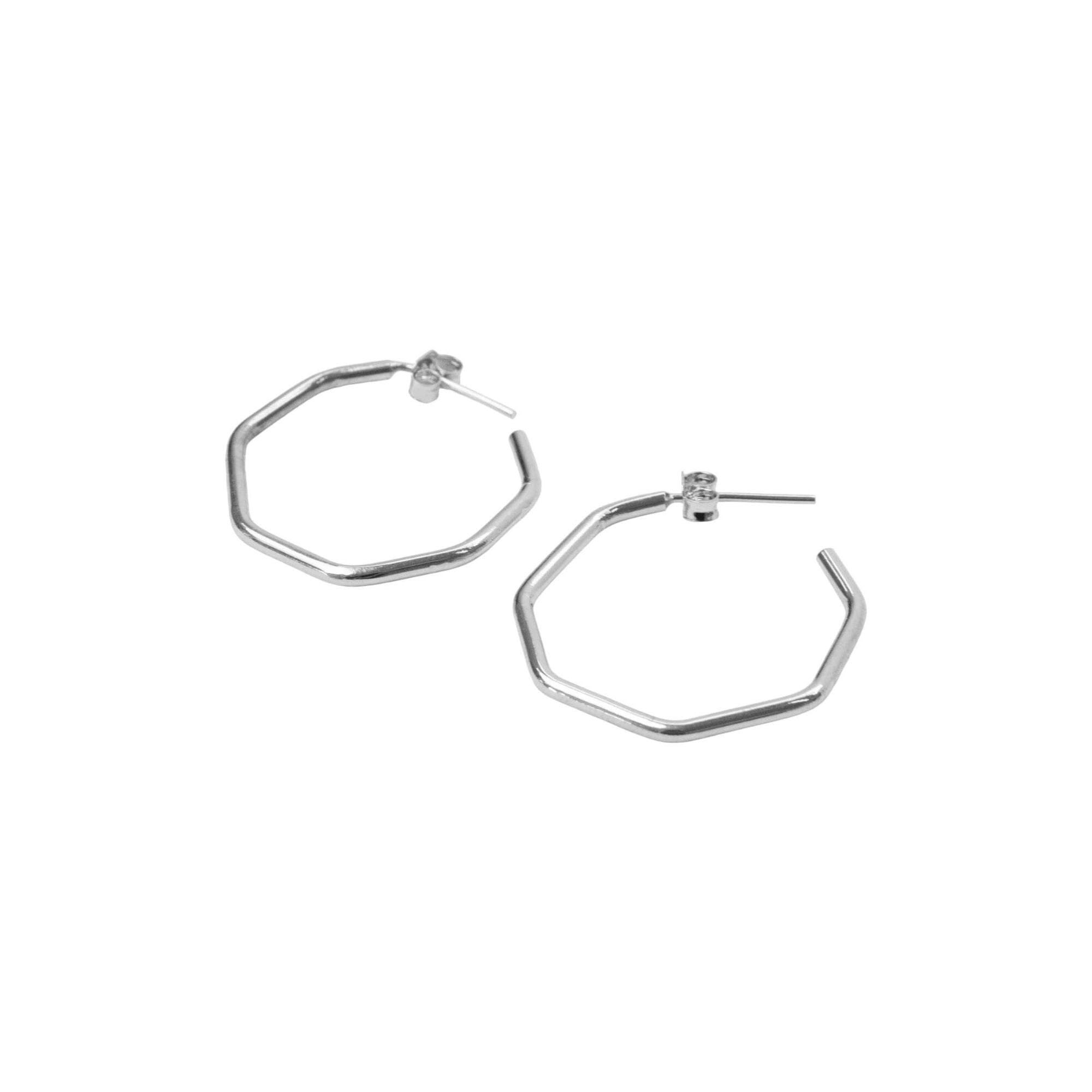 Hexagon Earrings | Small Earring Victorious Crafts Obakki