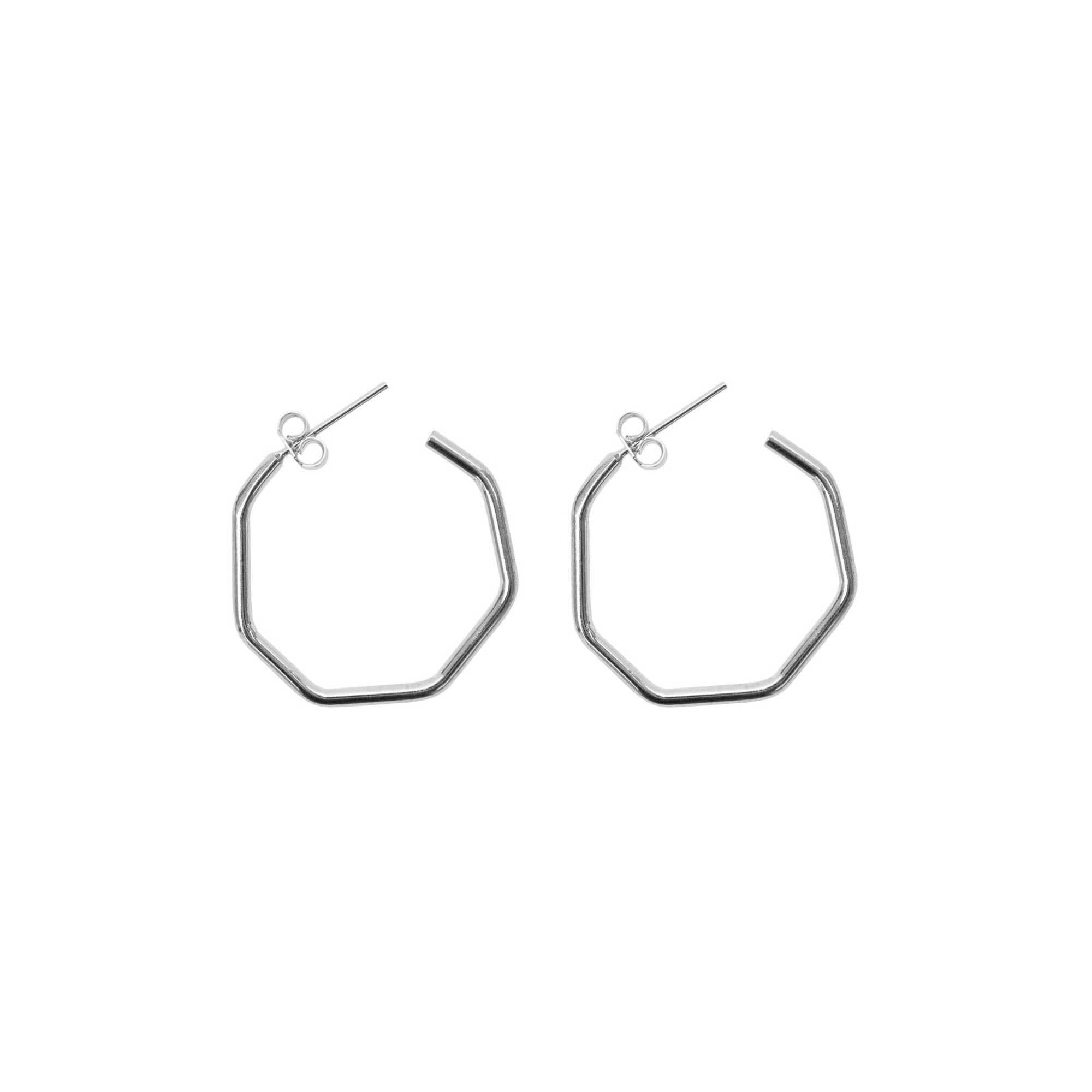 Hexagon Earrings | Small Earring Victorious Crafts Obakki