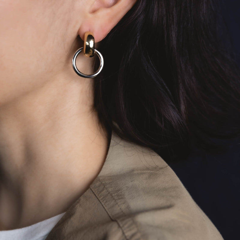 Hoop & Ring Earring Earring Victorious Crafts Obakki