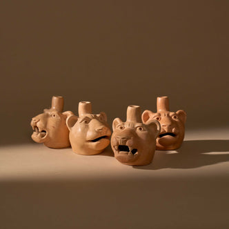 Jaguar Candle holder Vases + Planters Juana Gomez Obakki