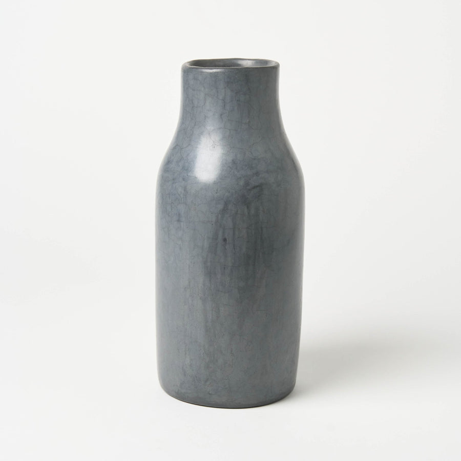 Large Kouba Tadelakt Vase | Blue Grey_The Tadelakt Atelier_201-74-1843.3-803Blue GreyOS | Obakki
