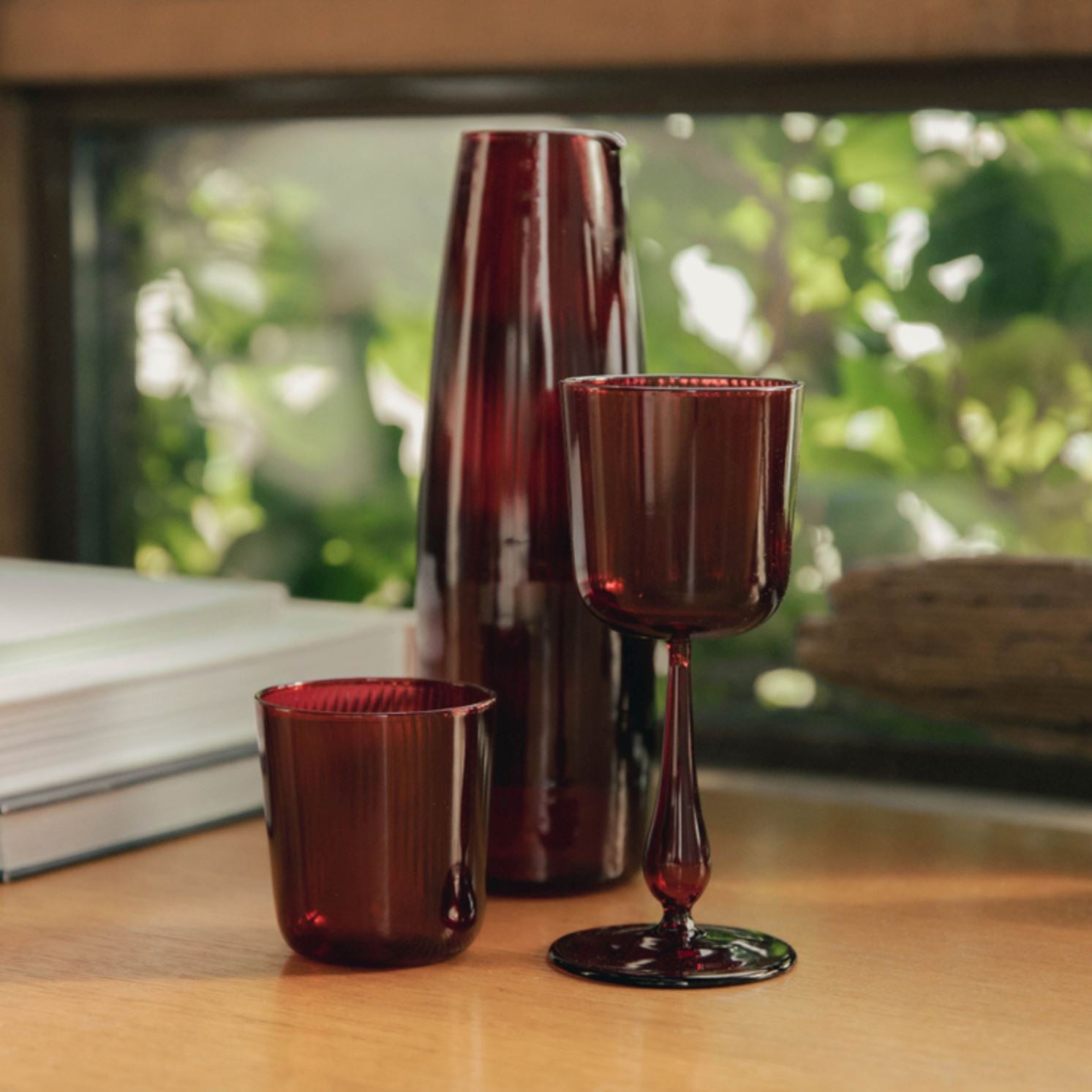 Luisa 1L Carafe | Ottoman Red_R+D.Lab_201-52-0999-131OTTORED | Obakki