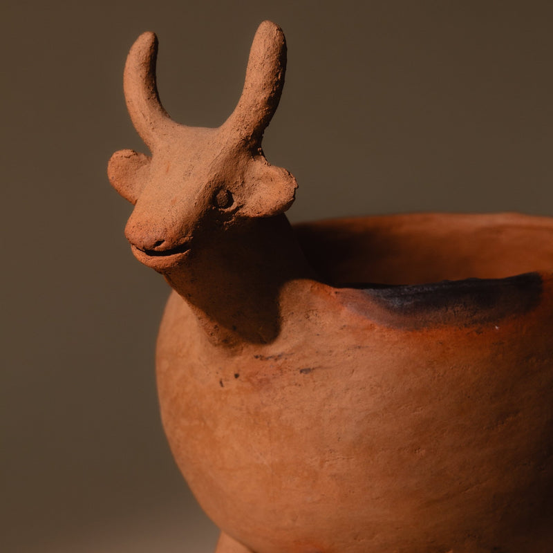 Maceta Vaca Clay Planter Planters Mano De Tierra Obakki