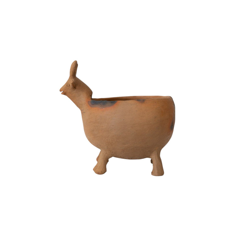 Maceta Vaca Clay Planter Planters Mano De Tierra Obakki