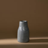 Medium Kouba Tadelakt Vase | Blue Grey - Vases + Planters by The Tadelakt Atelier | Obakki