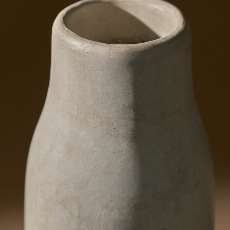 Medium Kouba Tadelakt Vase | Ivory - Vases + Planters by The Tadelakt Atelier | Obakki