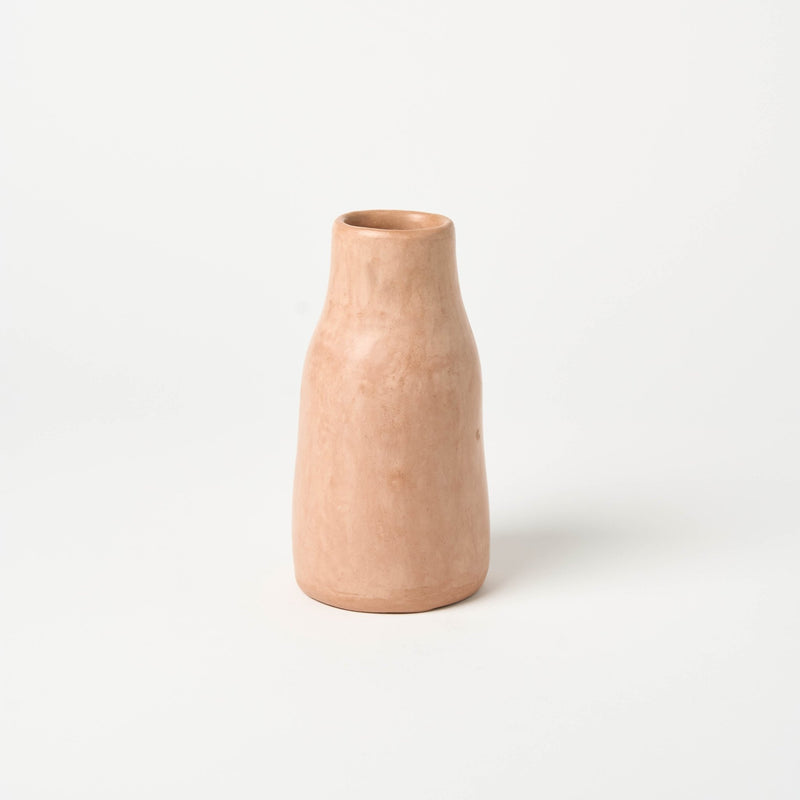 Medium Kouba Tadelakt Vase | Old Rose - Vases + Planters by The Tadelakt Atelier | Obakki