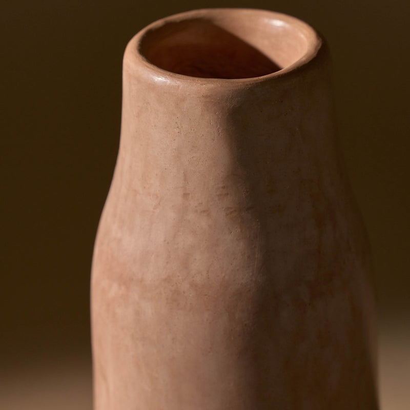 Medium Kouba Tadelakt Vase | Old Rose - Vases + Planters by The Tadelakt Atelier | Obakki