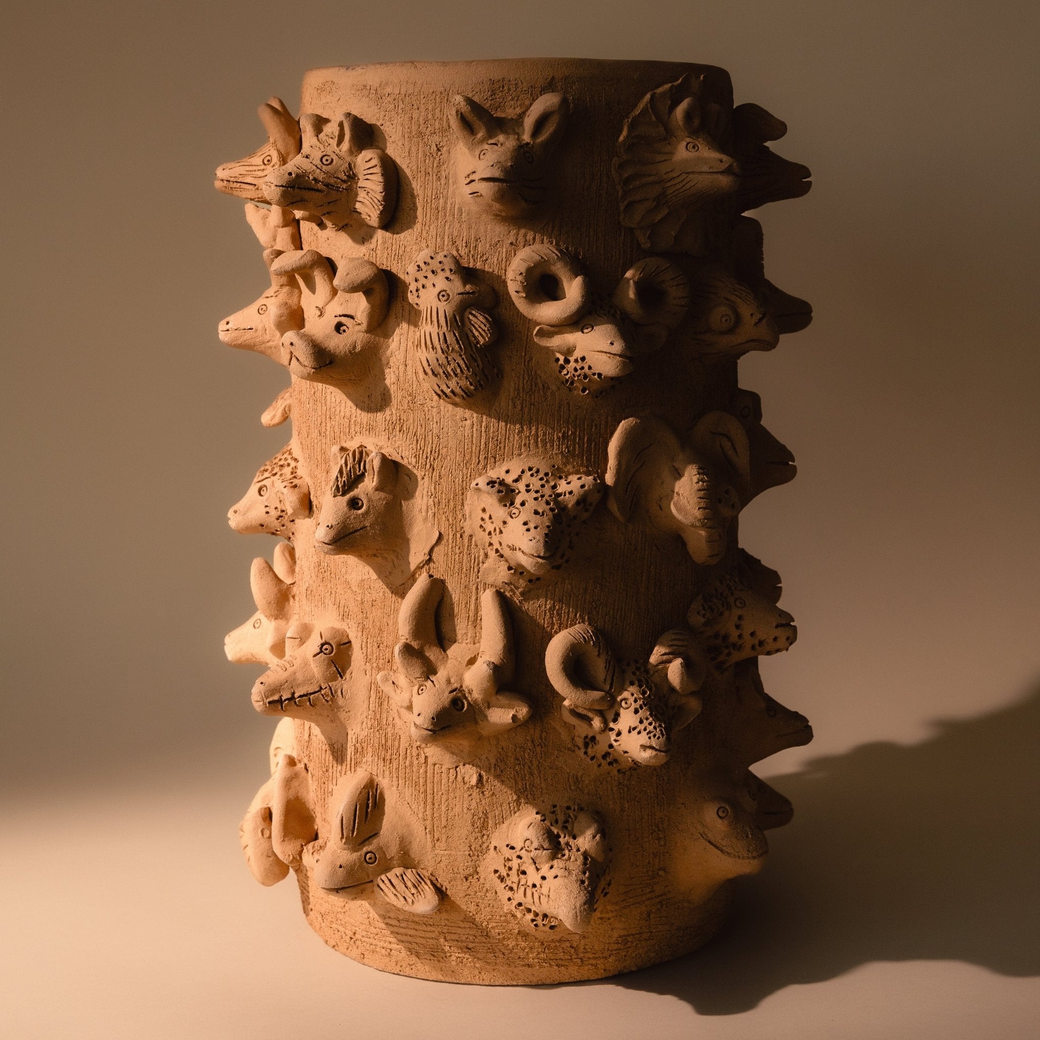 Menagerie Art Vase | Large_The Enriquez Family_201-72-1578-179CLAYOS | Obakki