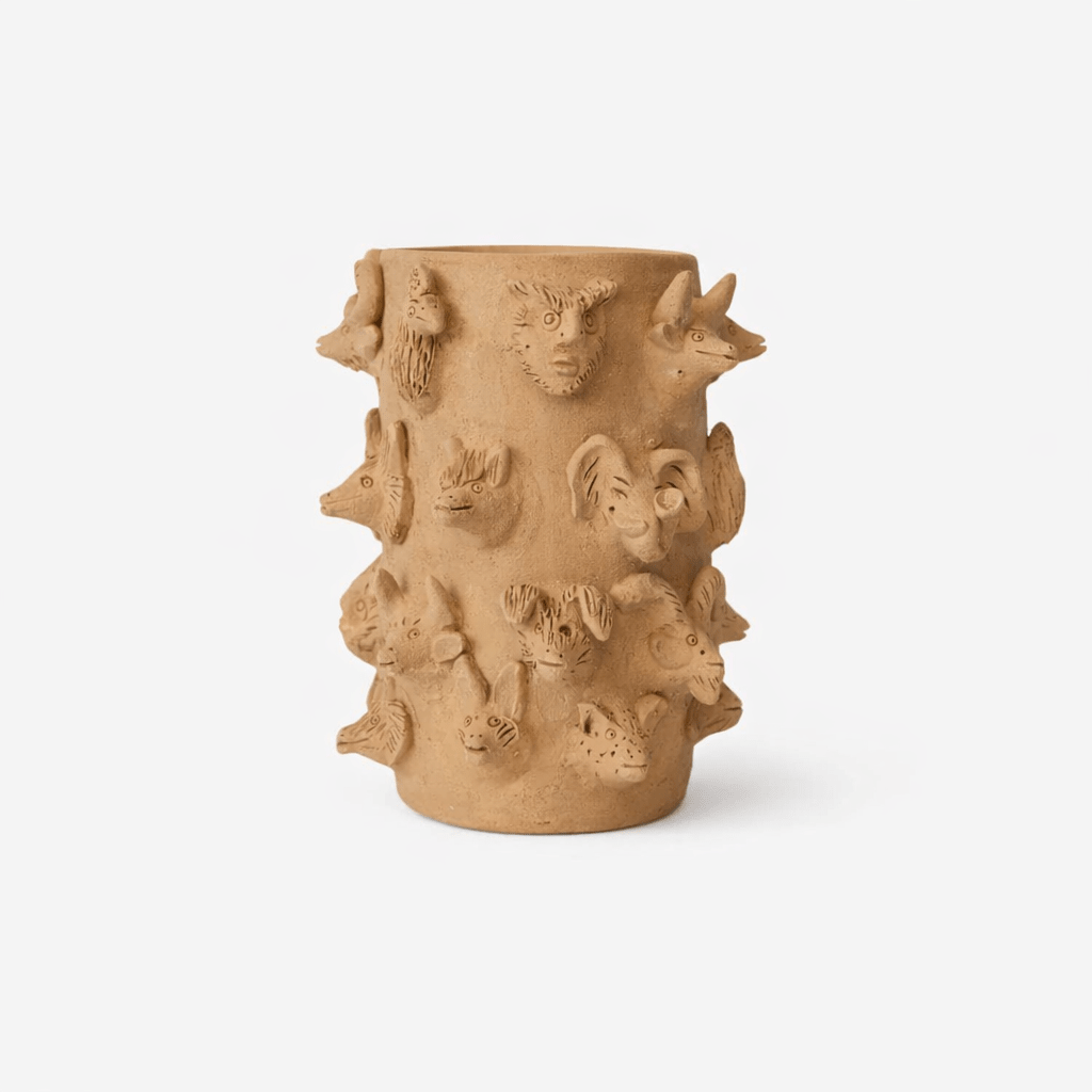 Menagerie Art Vase | Small_The Enriquez Family_201-72-1636-179CLAYOS | Obakki
